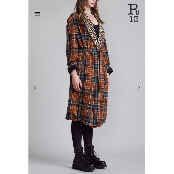 NWT R13 Winter Robe Coat (Sold out!) - Picture 5 of 16